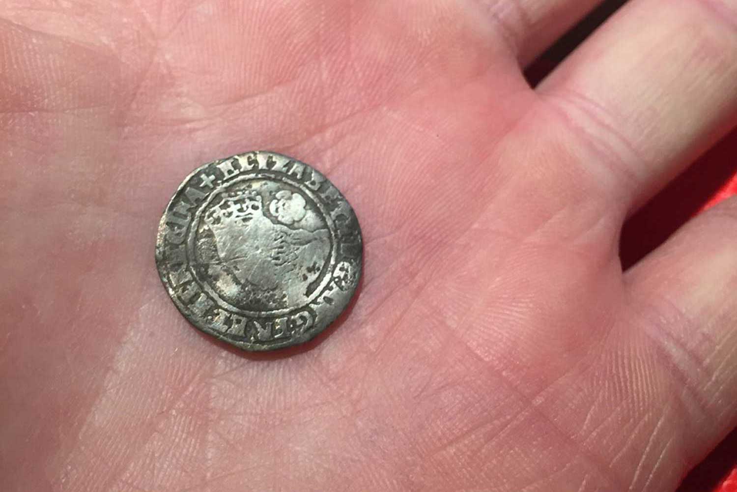 Coin found metal detecting at Pete’s Airgun Farm