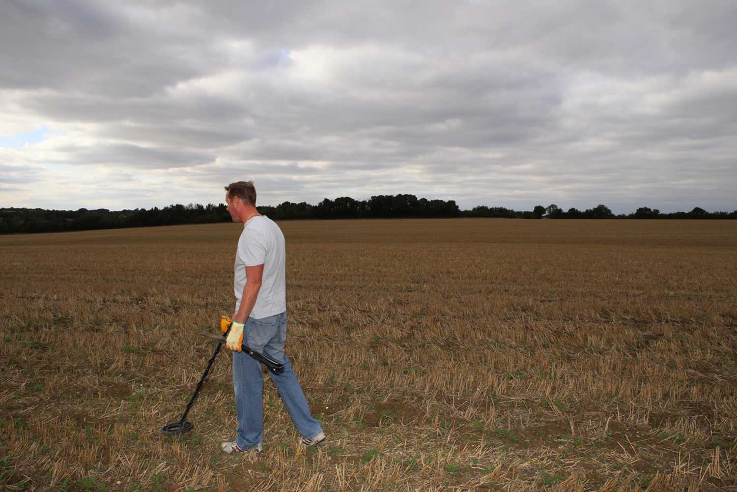 Metal detecting at Pete’s Airgun Farm in Essex