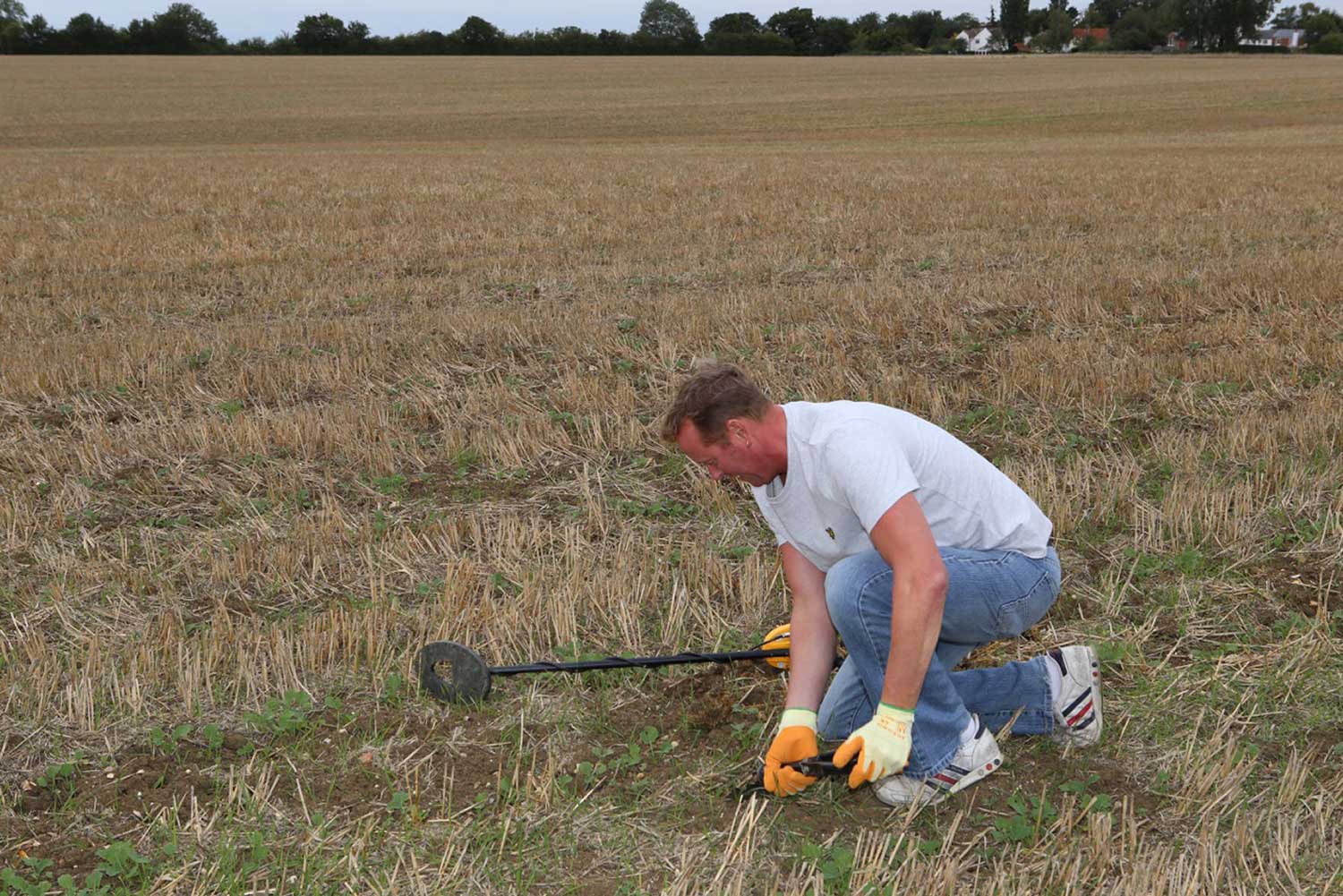 Metal detecting at Pete’s Airgun Farm in Essex