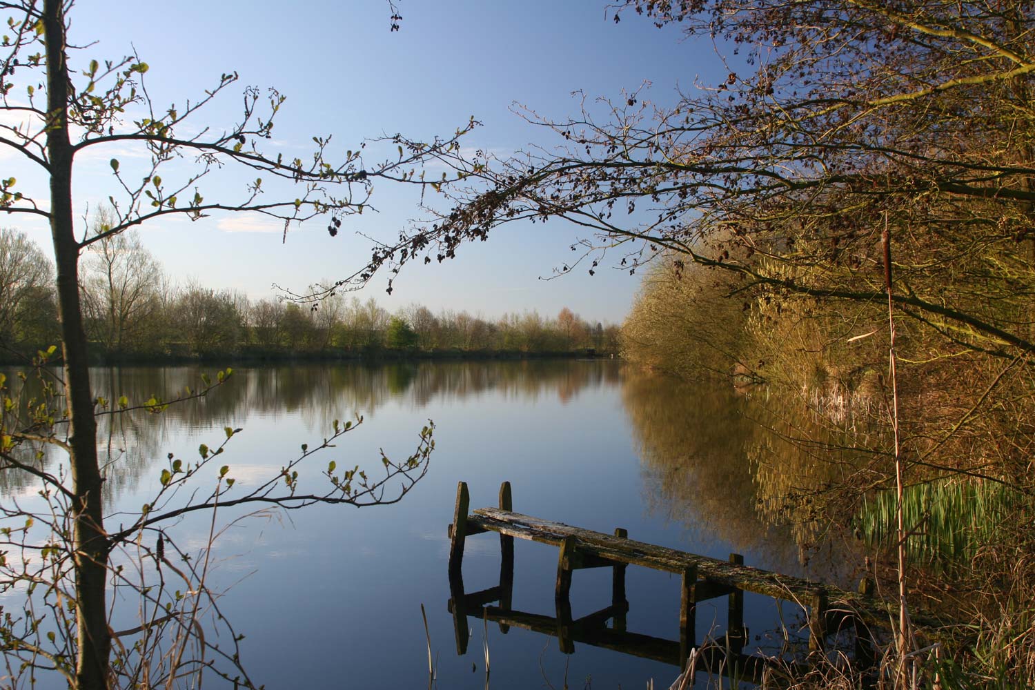 A view over the lake on Pete's Airgun Farm