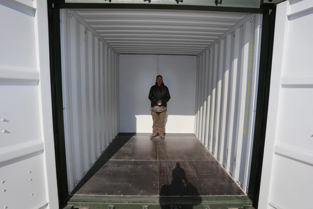 Self Storage Containers at Pete’s Airgun Farm in Essex