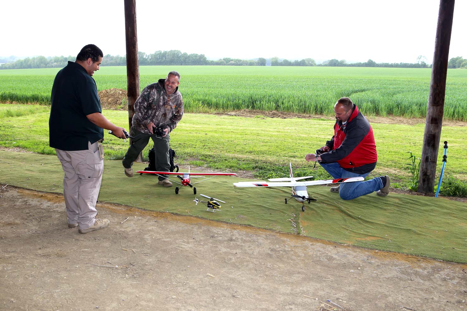 TModel Aircraft Flying at Pete’s Airgun Farm in Essex