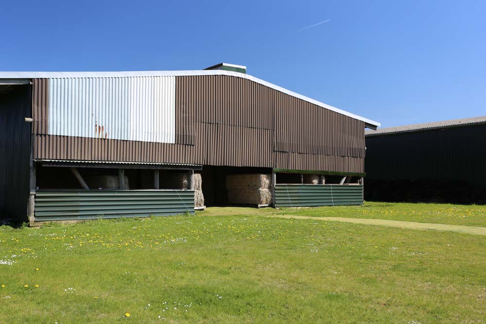 The outdoor shooting range at Pete’s Airgun Farm in Essex